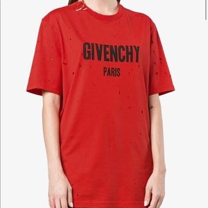 Givenchy distressed T-shirt